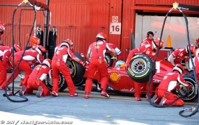 La Scuderia est la plus rapide dans les stands