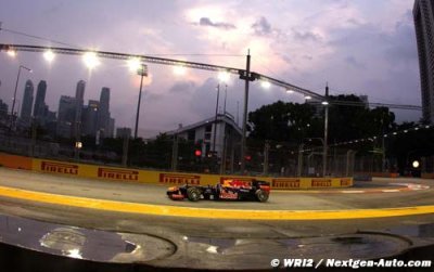 Red Bull Racing l’emporte sous les projecteurs de Singapour