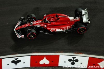 Las Vegas, FP2: Leclerc tops Ferrari 1-2 in extended second practice session