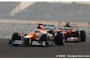 Force India a identifié des problèmes sur sa VJM05