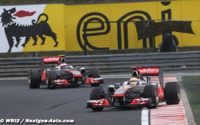 Hamilton et Button resteront à égalité