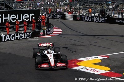 Haas F1 peine sur les bosses de Monaco