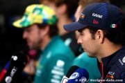 Perez est confiant de rester chez Red Bull même s'il perd la 2e place au championnat