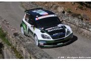 Kopecky on course for Czech title on SKODA's home rally