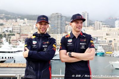 Verstappen satisfait de sa collaboration avec Honda et Gasly