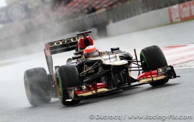 Mixed bag for Romain Grosjean in Barcelona