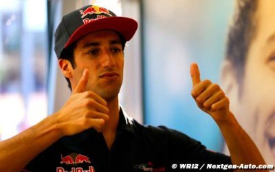 Ricciardo espère se mettre très vite au niveau de Vettel