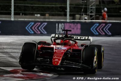 Leclerc qualifies on pole for Las Vegas Grand Prix