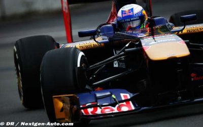 Toro Rosso rapide sous la pluie et sur le sec