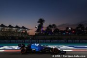Les Williams F1 dans un ordre inhabituel ce samedi à Abu Dhabi