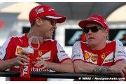 Vettel est ravi de continuer avec Raikkonen