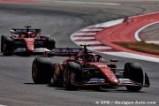 Ferrari : Sainz et Leclerc verrouillent la deuxième ligne à Austin