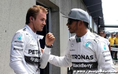 Hamilton tente de déstabiliser Rosberg avant l’Allemagne