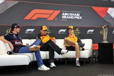 Max mocks Norris as McLaren tighten media access