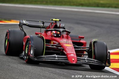 Spa, FP1: Sainz quickest in FP1 in Belgium as penalties take a toll