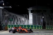 Leclerc signe sa troisième pole position consécutive à Singapour