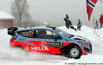 Hyundai signe un spectaculaire podium en Suède avec Neuville