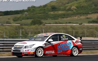 Sonoma, Test&nbsp;: MacDowall en tête d’une séance écourtée