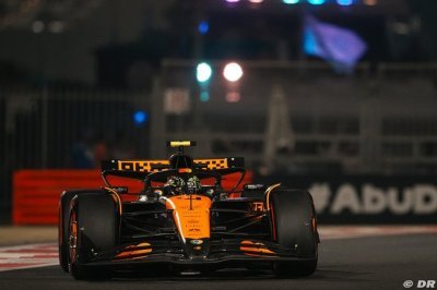 Norris en pole, McLaren F1 verrouille la 1ère ligne à Abu Dhabi