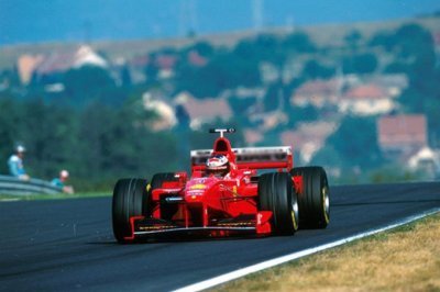 La Ferrari vainqueur du GP de Hongrie 1998 avec Schumacher à vendre aux enchères