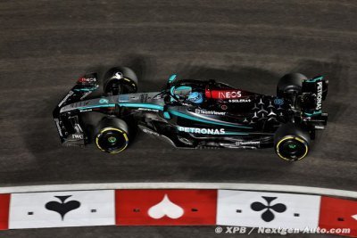 Las Vegas, EL3&nbsp;: Russell devance Piastri, du mieux pour Red Bull