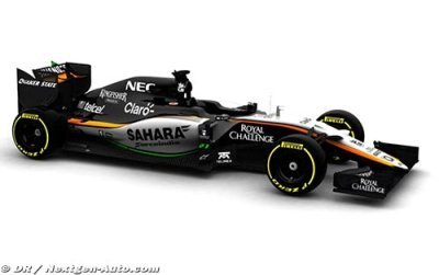 Force India dévoile les premières images de sa VJM08