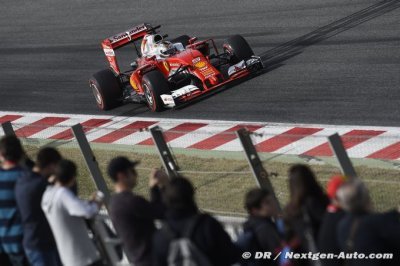 Barcelona I, day 2: Vettel quickest again despite late stoppage