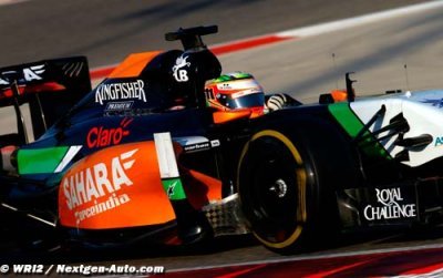 Sergio Perez termine ses essais avec le sourire