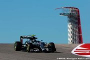 Austin, L2 : Rosberg domine, Ricciardo entre les Mercedes