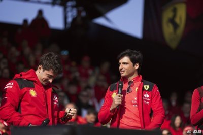 Sainz le promet, il sera ’à la hauteur’ cette année