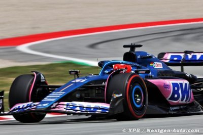 Alpine F1 bien placée grâce à Ocon à Barcelone