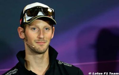 Grosjean énervé par les propos de Verstappen