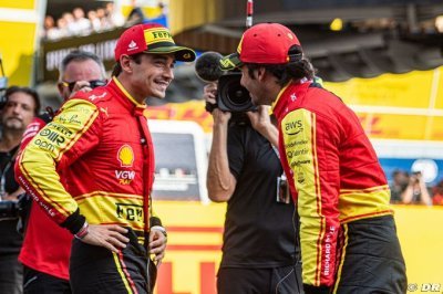 Leclerc et Sainz continuent à voir leur avenir avec Ferrari en F1