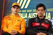 Zhou compatit avec les premières difficultés de Piastri en F1