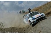Three Polo R WRC fighting for the podium