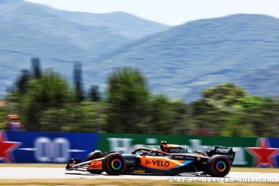 Norris regrette son tour annulé et s’inquiète pour la course