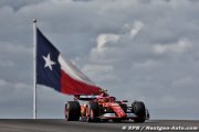 États-Unis, Libres : Sainz emmène un doublé Ferrari avant les Qualifs Sprint