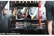 Lotus using 'double DRS' at Hockenheim