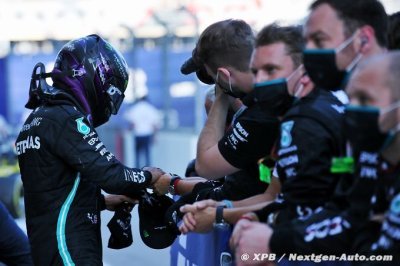 Hamilton souligne la ’quête incessante de perfection’ de Mercedes F1