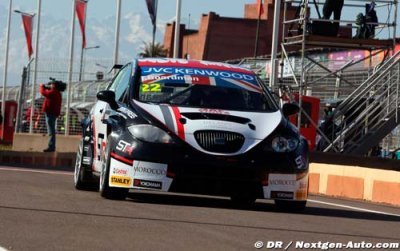 Marrakech, Warm up : Heavy crash for Boardman