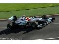 La Mercedes W03 plaît à Schumacher