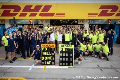 Robson loue le calme et la confiance des pilotes Williams F1