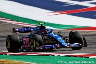 Ocon&nbsp;: Un ’vendredi inhabituel’ pour Alpine F1 à Austin