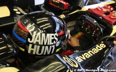 Raikkonen wears James Hunt helmet in Monaco