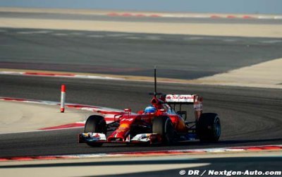 Ferrari en tête des vitesses de pointe, Renault remonte