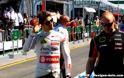 Grosjean partira de la voie des stands