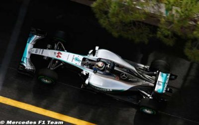 Monaco, L1&nbsp;: Les Mercedes offrent un festival de meilleurs temps au public