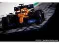 McLaren F1 a évalué des nouvelles pièces aéro aujourd'hui