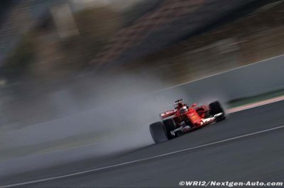Barcelona I, day 4: Räikkönen tops final day as teams conduct wet tyre tests