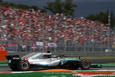 Hamilton bat Räikkönen à Monza, Vettel se piège tout seul